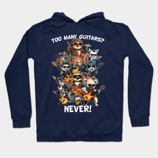 Too Many Guitars? Never! Hoodie